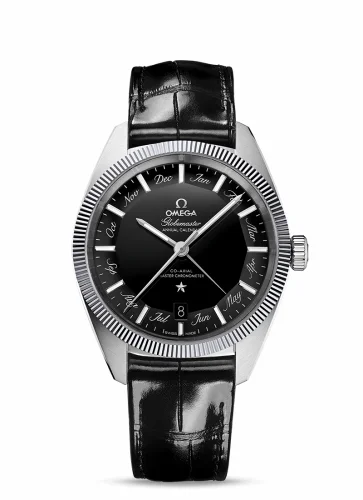 Omega Globemaster Annual Calendar Stainless Steel / Black 130.33.41.22.01.001 (13033412201001)